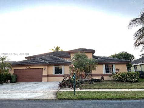 920 NW 199th Avenue Pembroke Pines FL 33029