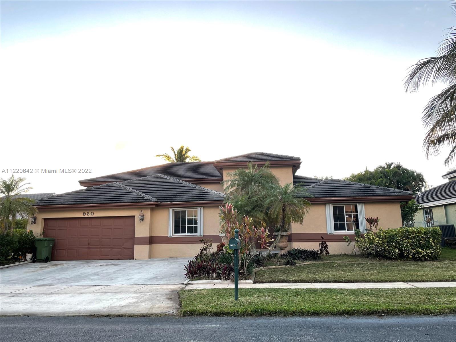 920 NW 199th Avenue Pembroke Pines FL 33029