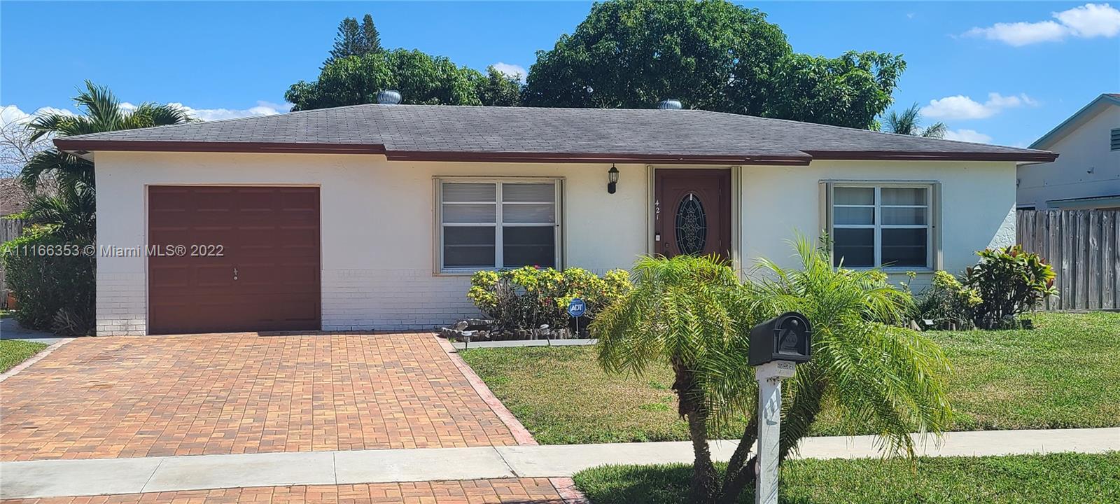 421 SW 79th Terrace North Lauderdale FL 33068